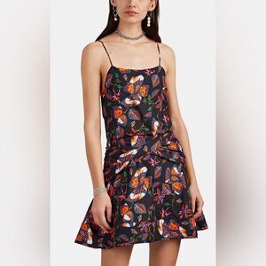 Derek Lam 10 Crosby Floral Dress Camisole Flounce Mini Dress $495 MSRP XS